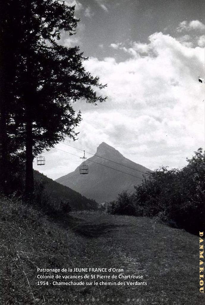 COLO JEUNE FRANCE 1954 Chamechaude sur le chemin des Verdant.jpg